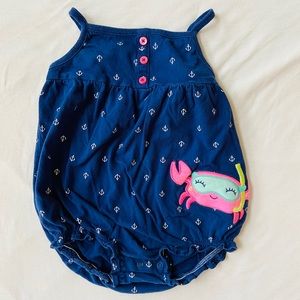 Snorkeling Crab Baby Outfit (24 months)